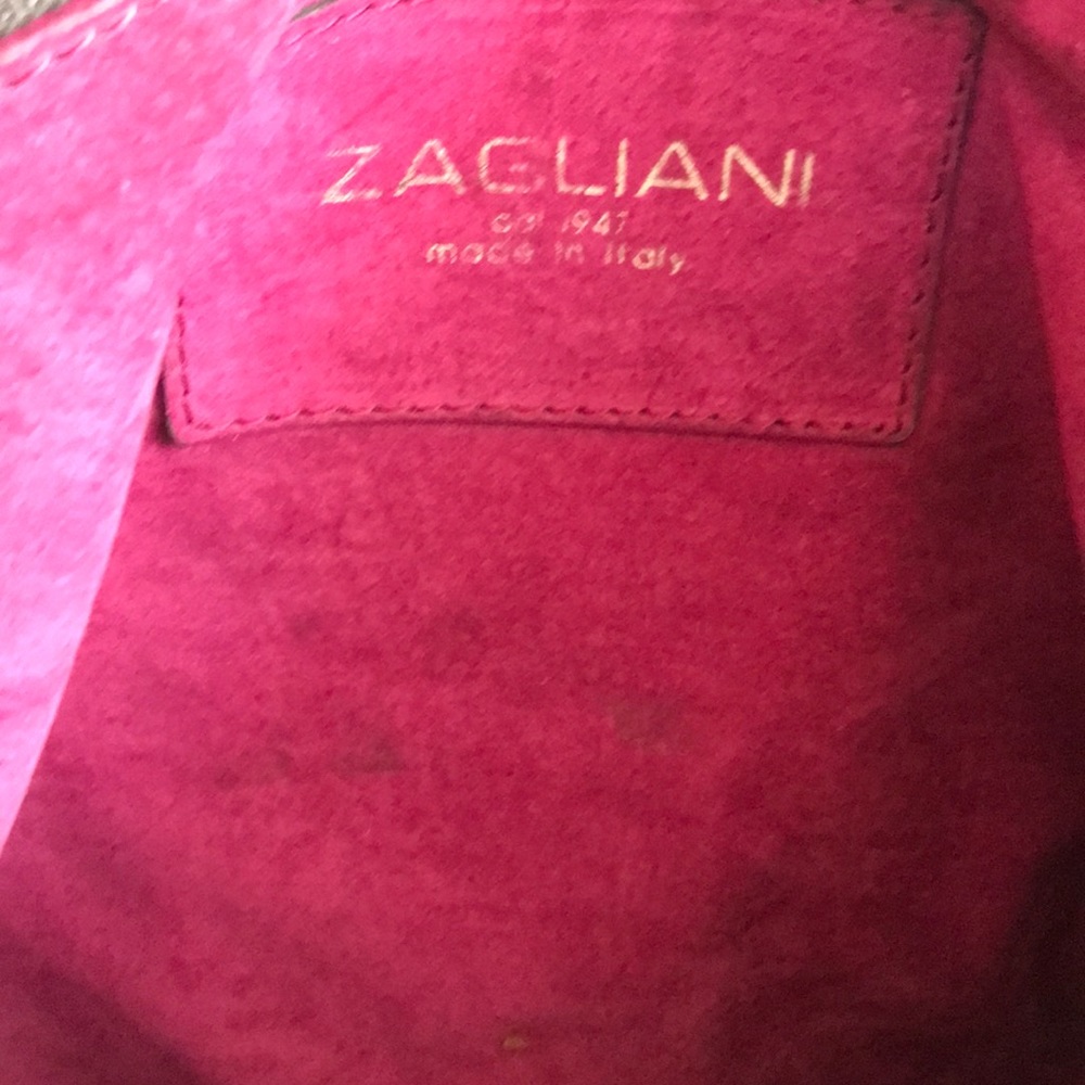 Zagliani Black python handbag - Picture 4 of 5